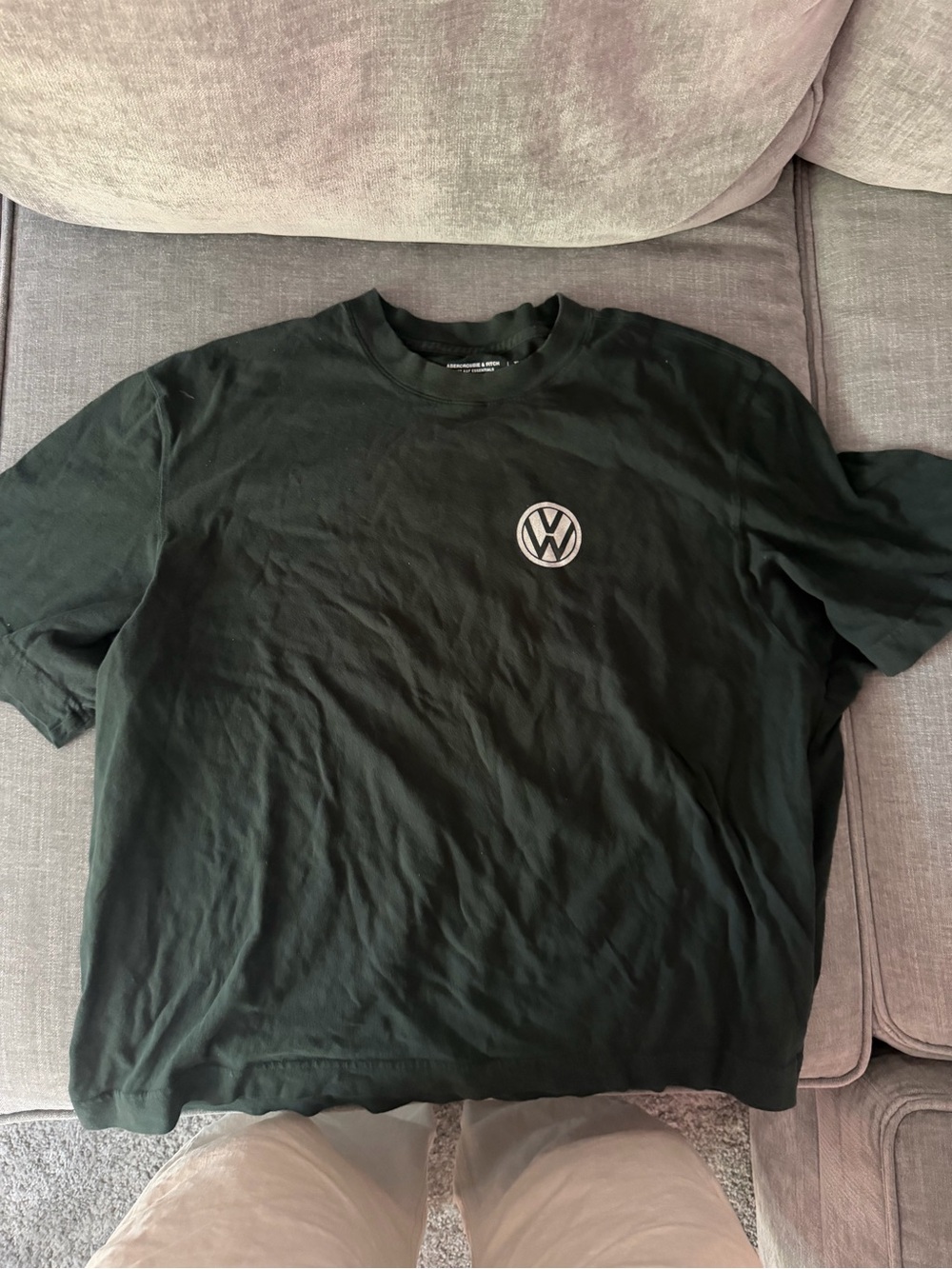 Abercrombie Oversized Mens Tee - Green